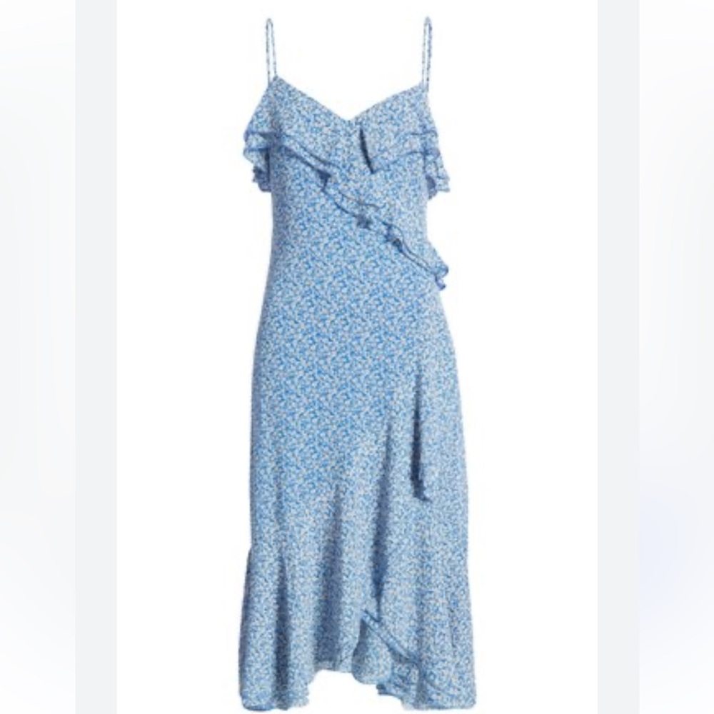 Like new! All In Favor Sleeveless Ruffle Hem Dress